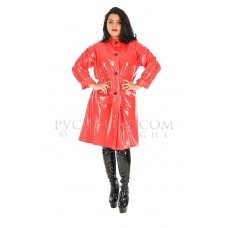 KLEMARO PVC Plastik - Mantel Regenmantel Folienmantel 1960er-Style Damen RA91 LULU RAINCOAT