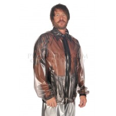 KLEMARO PVC Plastik - Herren-Hemd Shirt Reißverschluß TO18 MENS ZIP SHIRT KLEMARO PVC Plastik - Herren-Hemd Shirt Reißverschluß TO18 MENS ZIP SHIRT